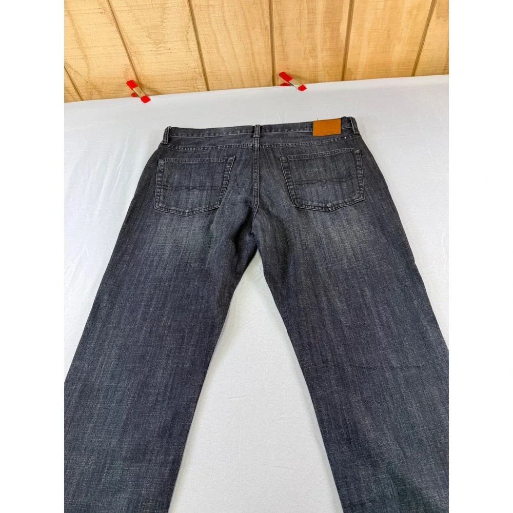 Lucky Brand 221 Original Straight Jeans Mens 38x30‎ Dark Wash Blue Denim